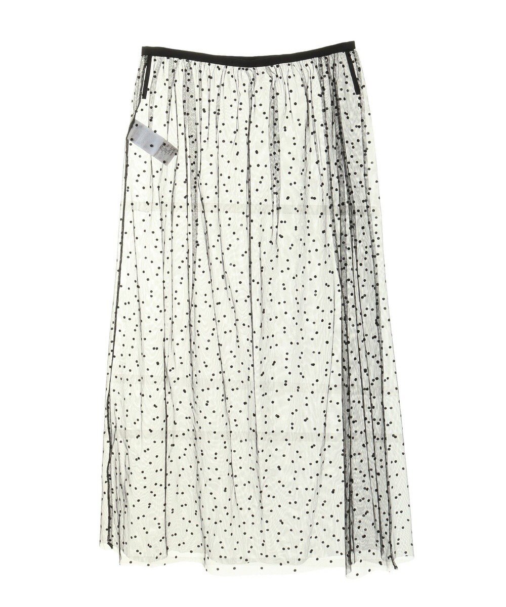AMERICAN HOLIC ドットフロッキーレイヤードチュールスカート 