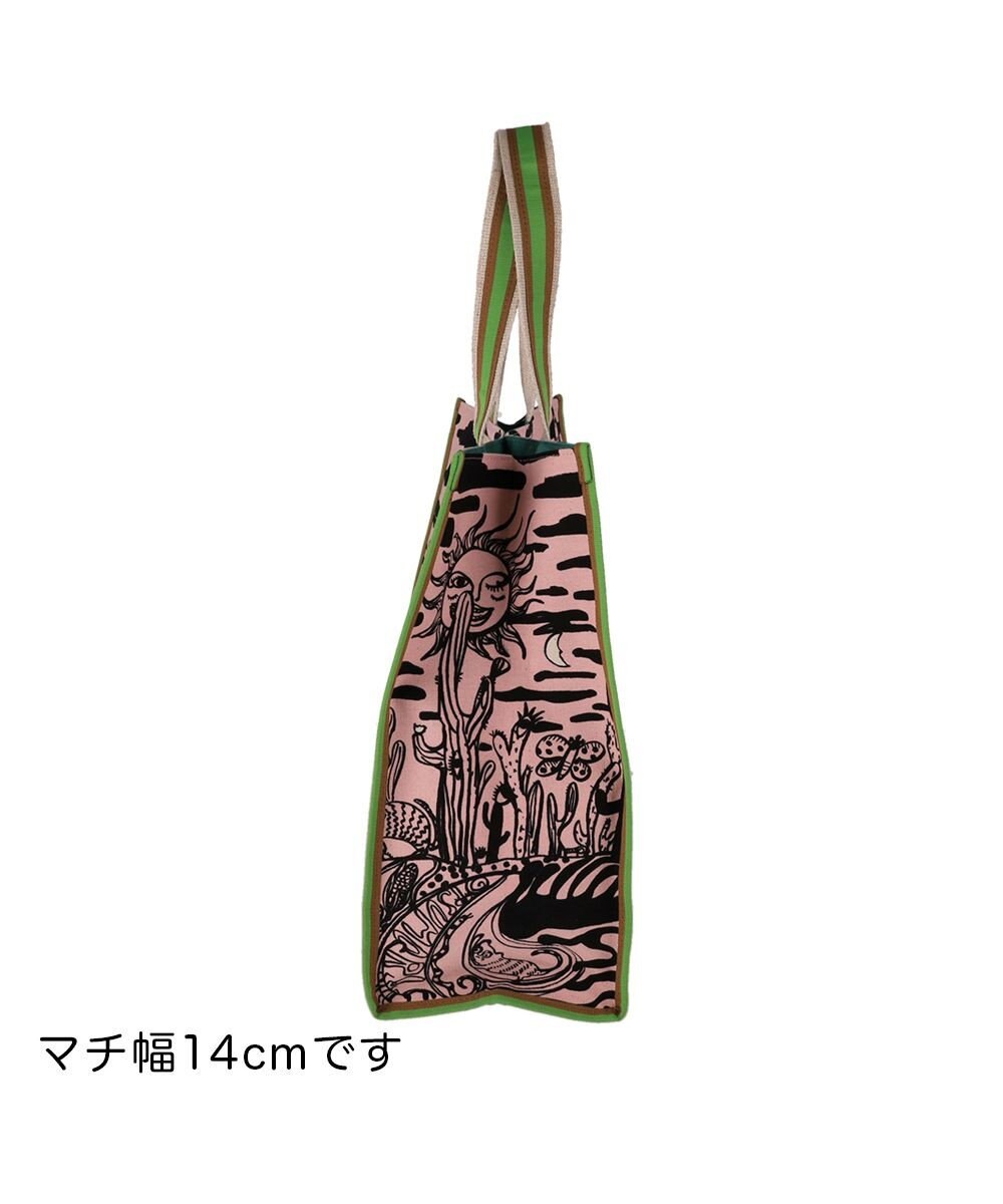 tsumori chisato CARRY サボテンと太陽 トートバッグ Lサイズ　【たっぷり収納】 