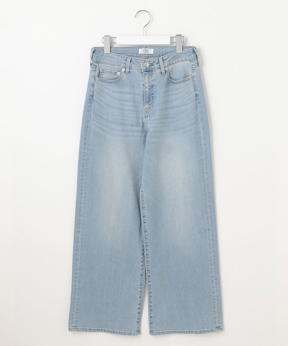 J.PRESS LADIES 【洗える】BASIC STRETCH DENIM ワイド ストレート デニム 