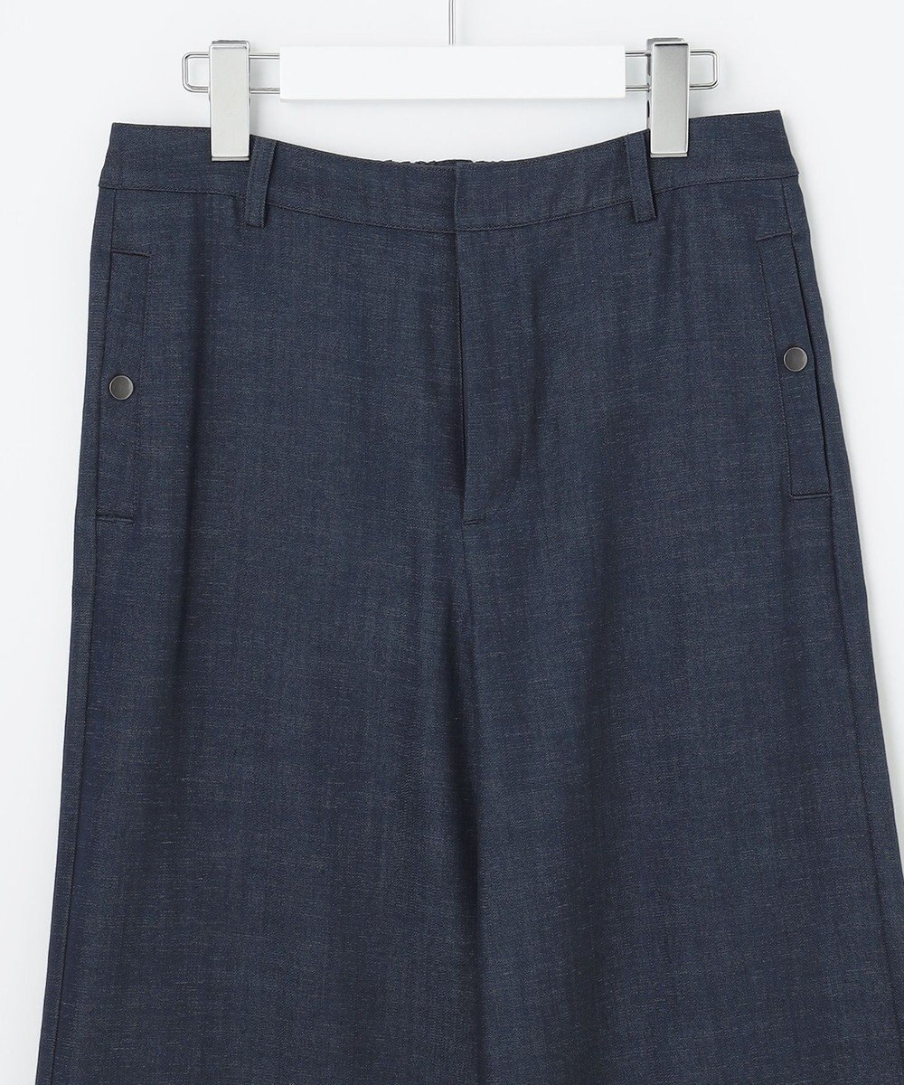 J.PRESS LADIES セルロース デニム ワイドパンツ 