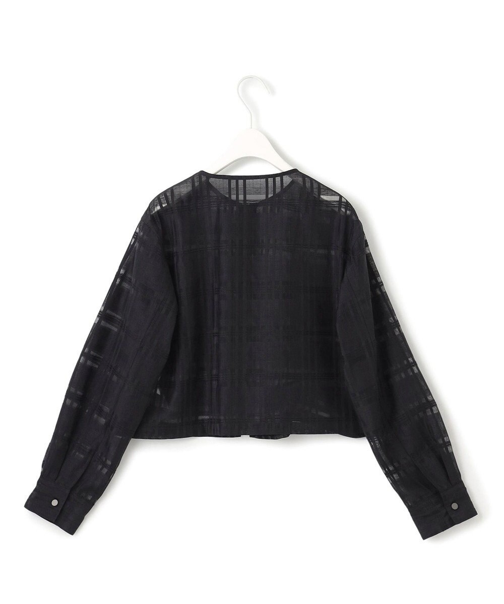 ICB 【洗える】シアードビーチェックブルゾン 