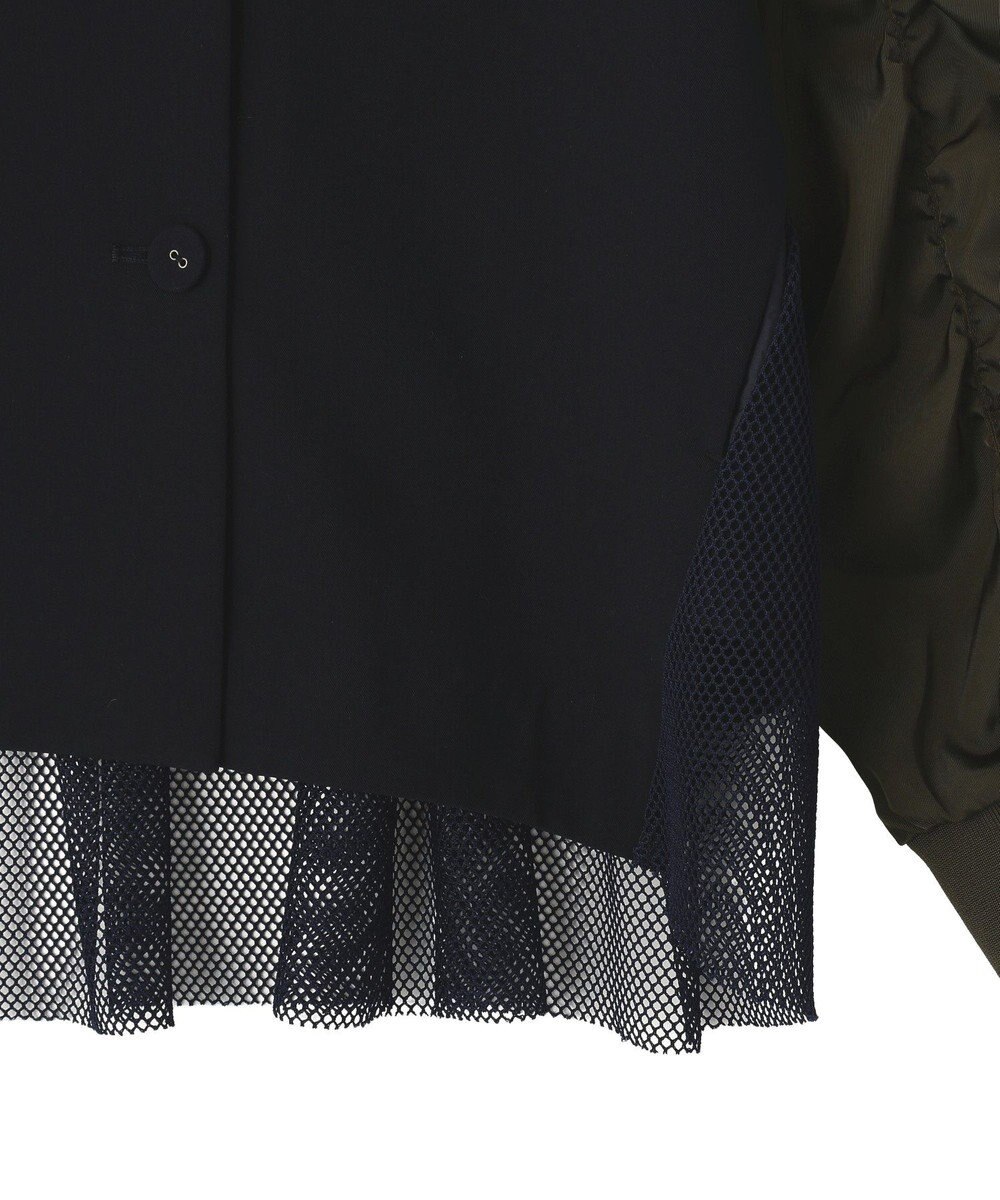 YECCA VECCA 異素材MIXテーラードジャケット 