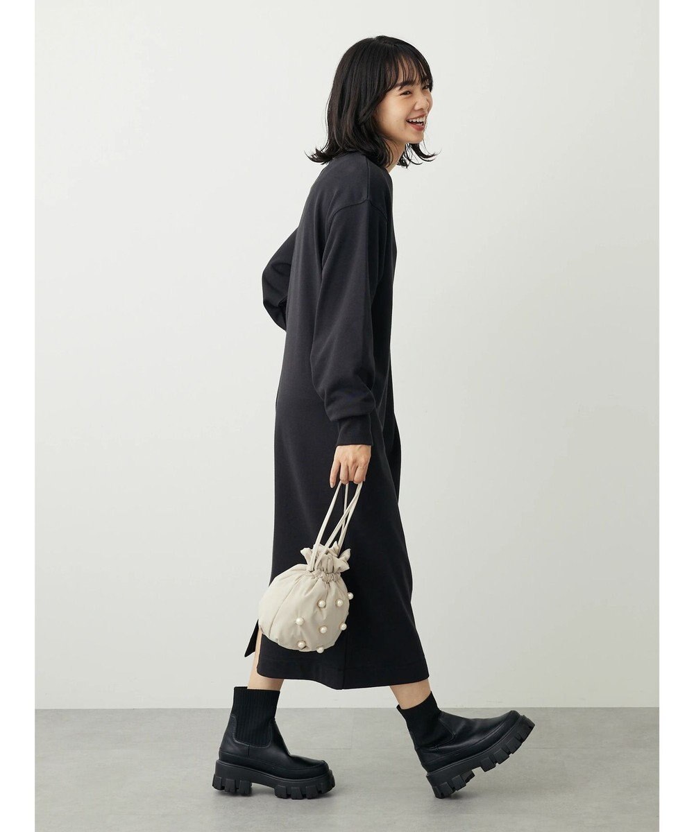 Green Parks ミニ裏毛ワンピース 