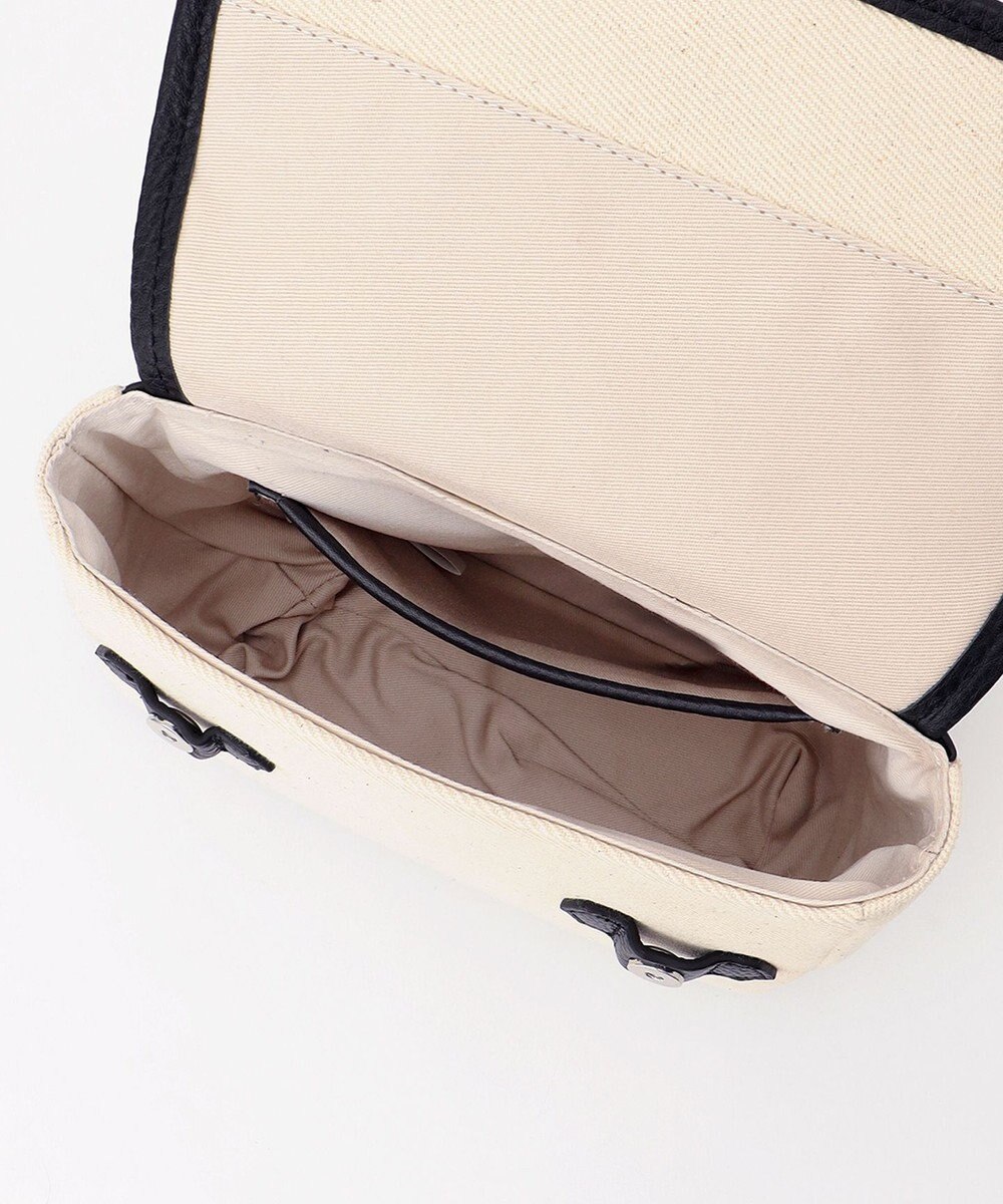 J.PRESS MEN レザーコンビショルダーバッグ 