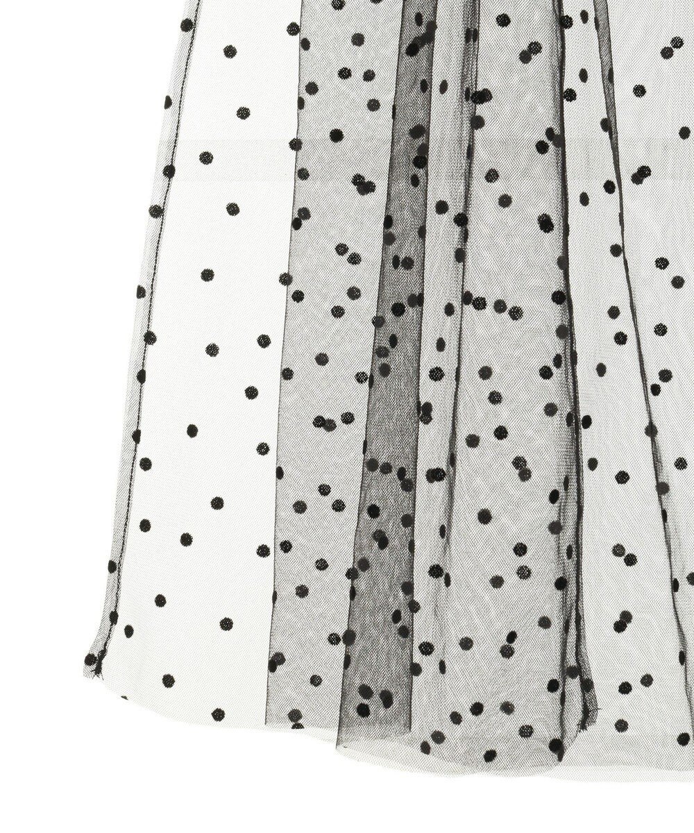 AMERICAN HOLIC ドットフロッキーレイヤードチュールスカート 