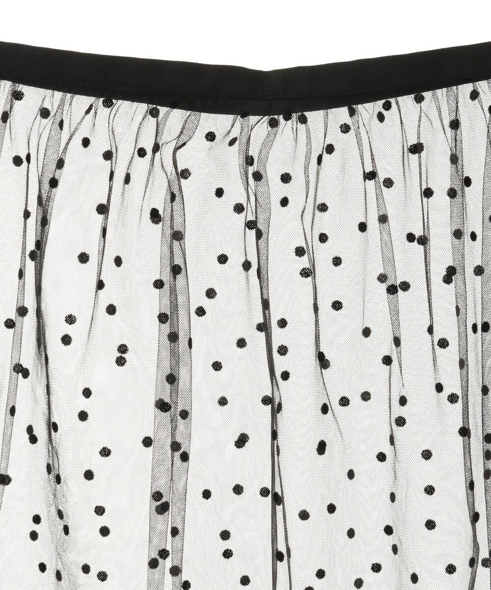 AMERICAN HOLIC ドットフロッキーレイヤードチュールスカート 