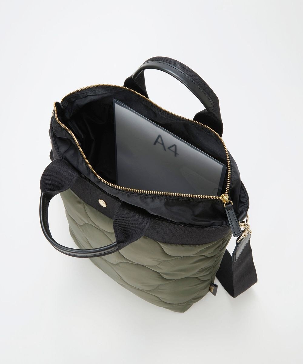 TOPKAPI 【Breath TOPKAPI】RIPPLE リプル キルティング ショルダー付き 縦型 トートバッグ / 撥水 / 軽量 