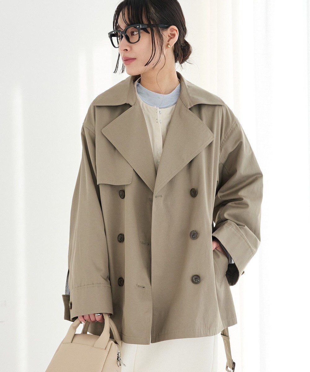 CRAFT STANDARD BOUTIQUE ワイドカフスミディトレンチコート 