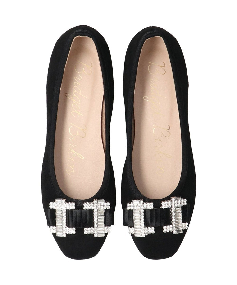 Bridget Birkin 【Bridget Birkin】スクエアビジューフラットシューズ 