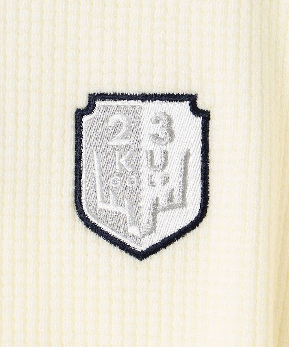 23区GOLF 冬の定番トップス【MEN】【吸湿発熱】グランサーモワッフル モックネックシャツ 