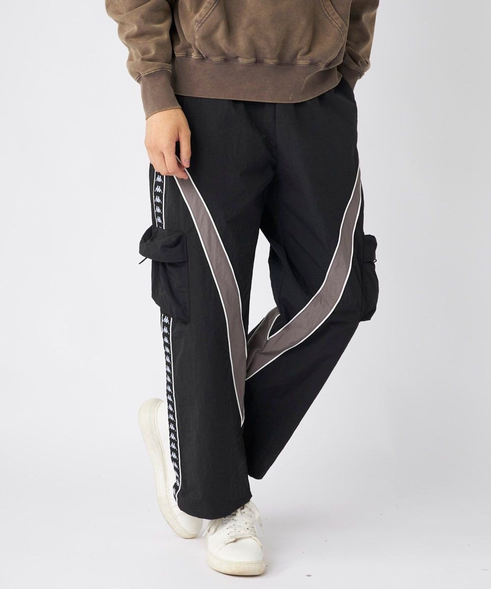 OP／FILA 【Kappa】ワイドシルエット バンダトラックパンツ 