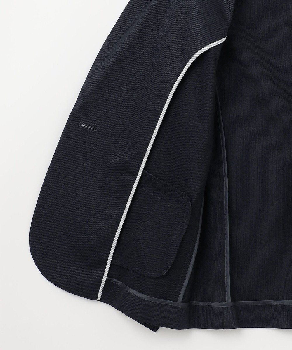 J.PRESS LADIES L 【洗える・吸水速乾】セオアルファピケストライプ テーラード ジャケット 