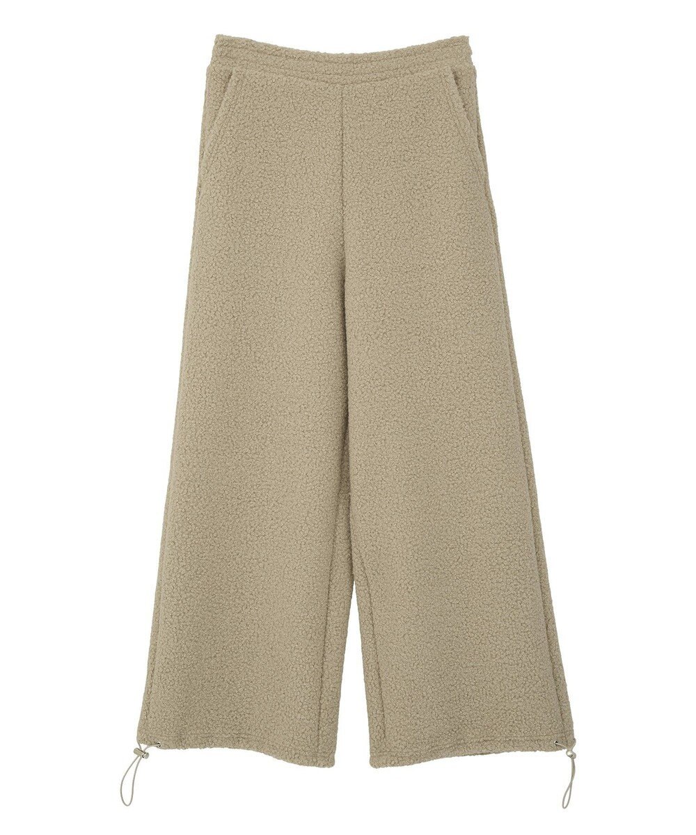 CRAFT STANDARD BOUTIQUE ブークレ風カットソーパンツ 