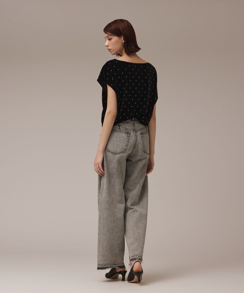 GRACE CONTINENTAL ベロアルーズカットトップ 