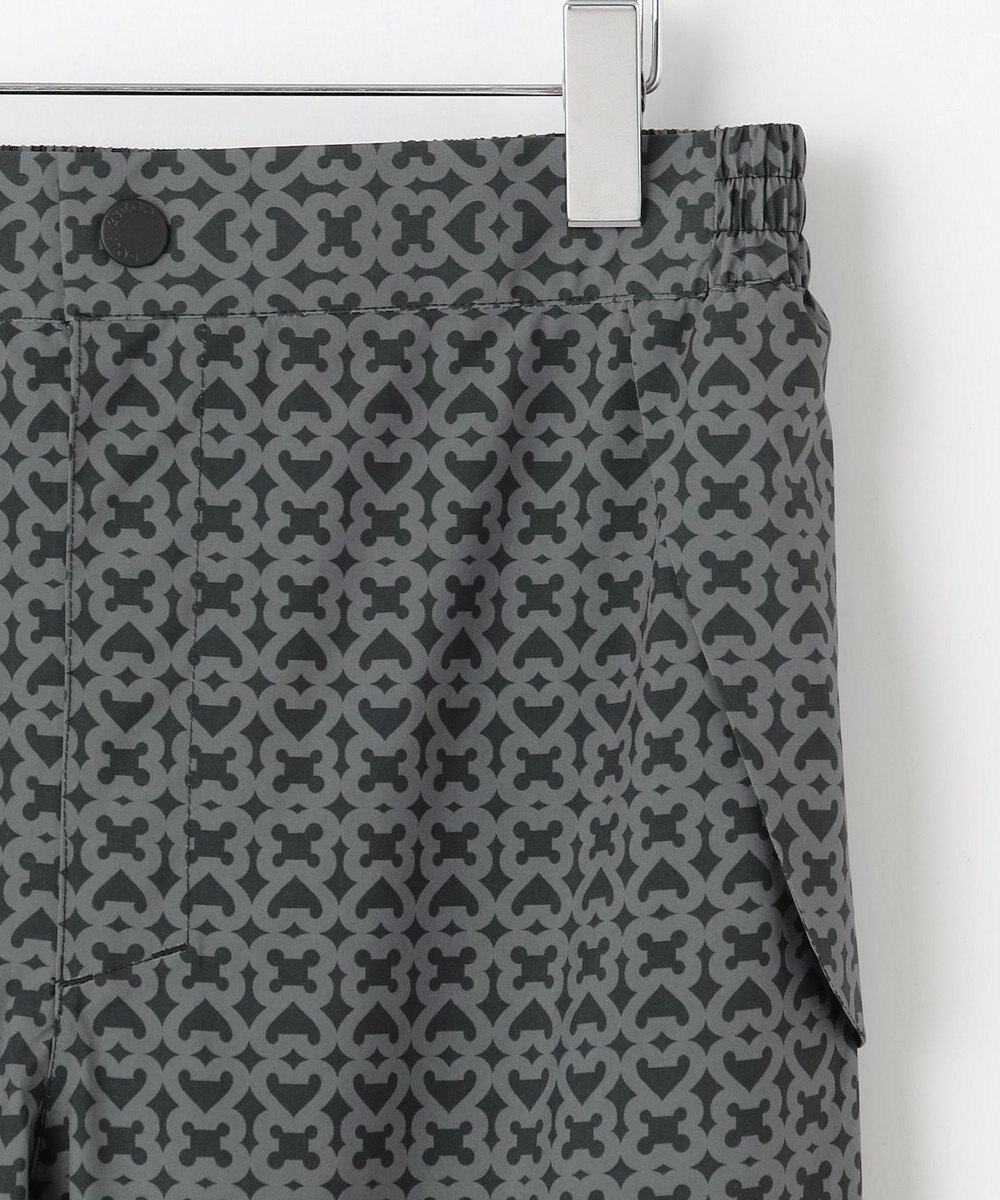 23区GOLF 【MEN】モノグラム レインパンツ  2WAYストレッチ 透湿防水 防風 撥水 ポケッタブル 