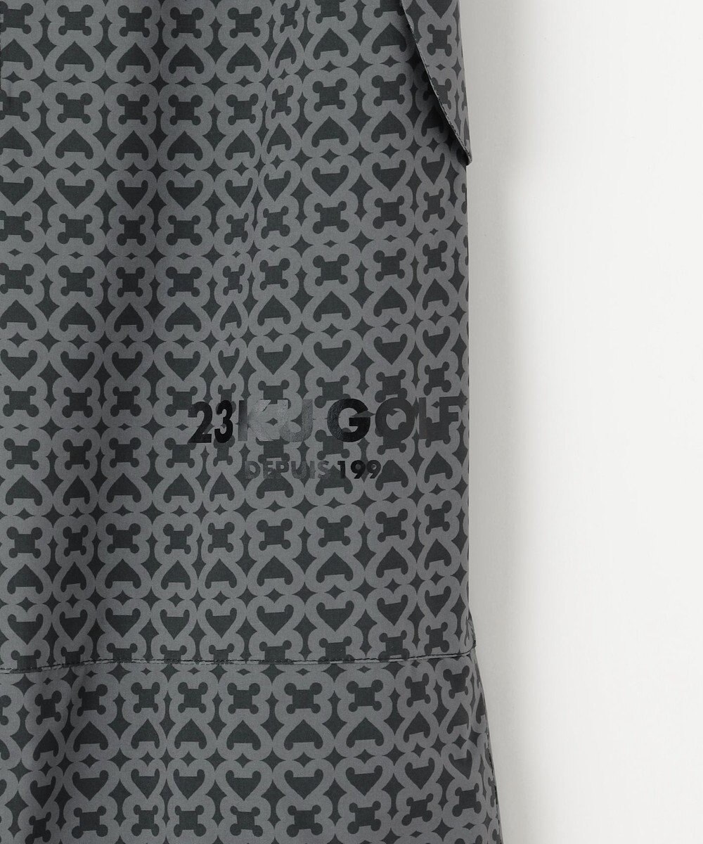 23区GOLF 【MEN】モノグラム レインパンツ  2WAYストレッチ 透湿防水 防風 撥水 ポケッタブル 