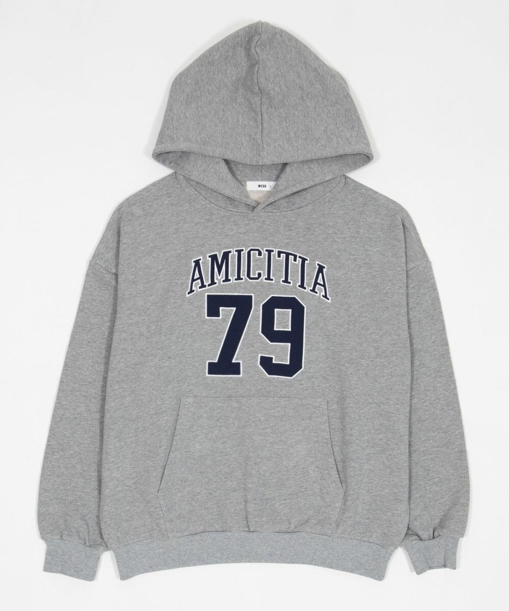 WEGO グラフィックビッグプルパーカー 