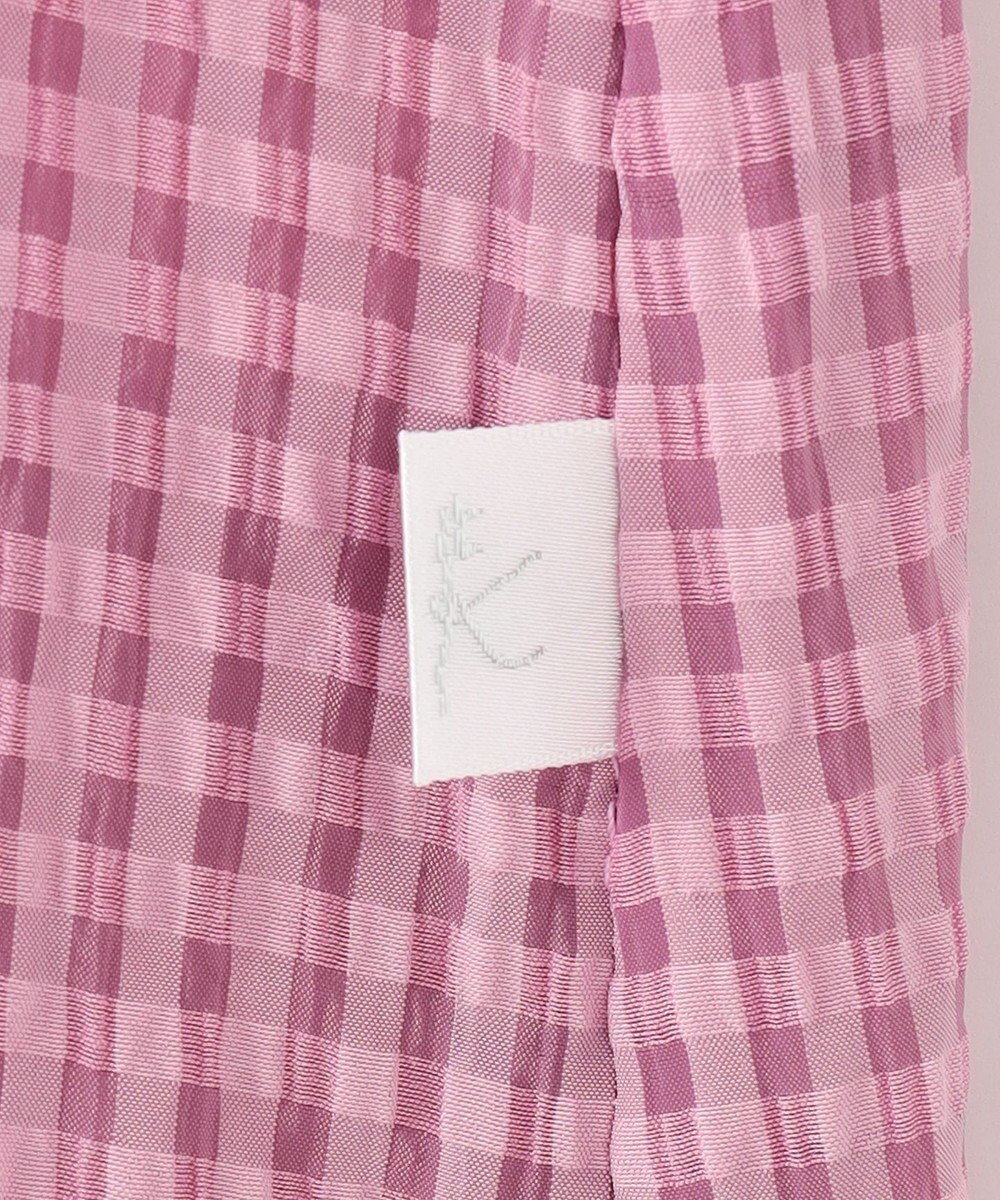 組曲 KIDS 【150-160㎝】ギンガムサッカー ワンピース 