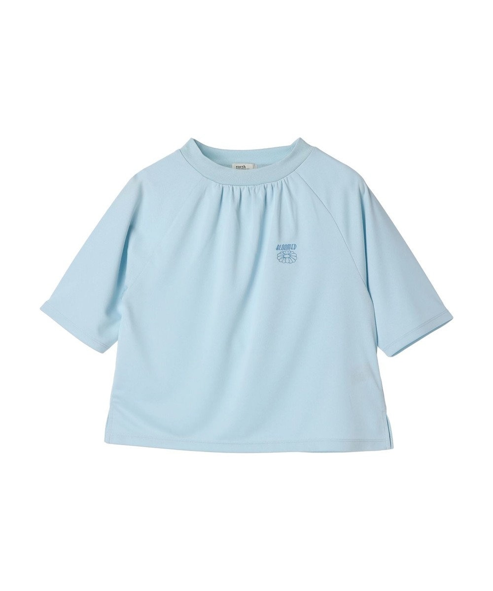 earth music&ecology スポーティー刺繍ロゴＴ 