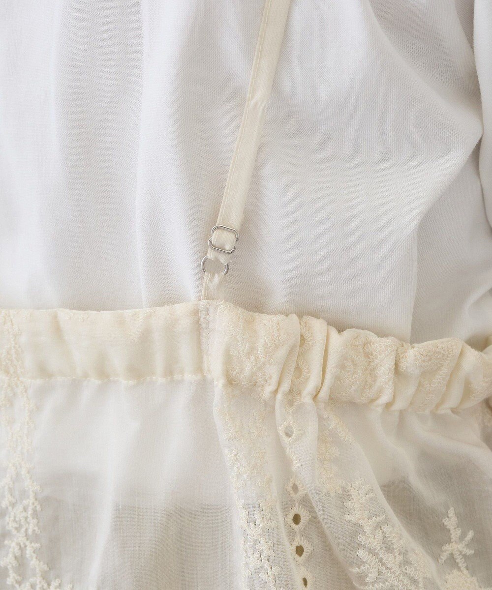 AMERICAN HOLIC シアー刺繍キャミワンピース（ペチコート付き） 