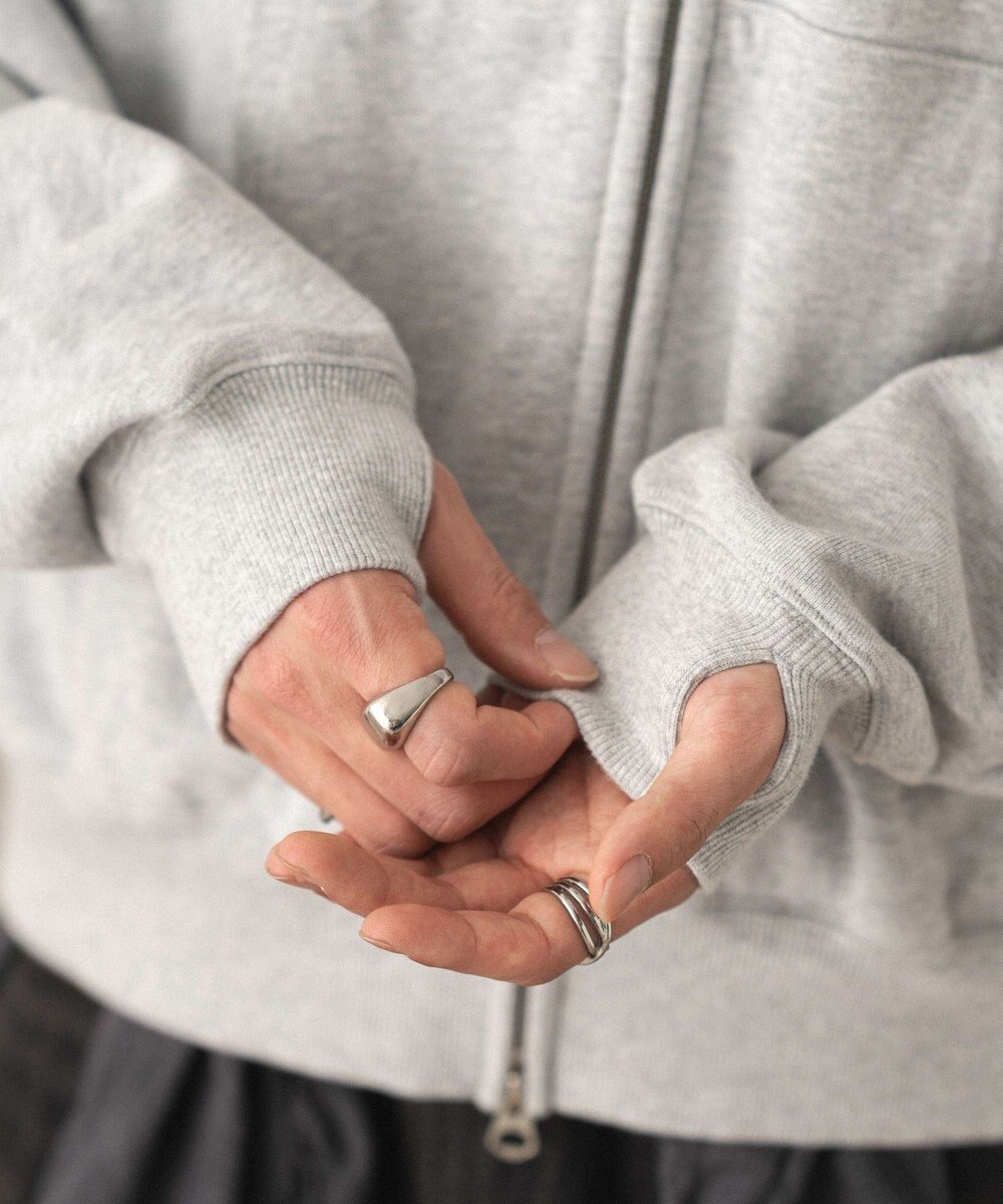 WEGO ショートZIPパーカー 