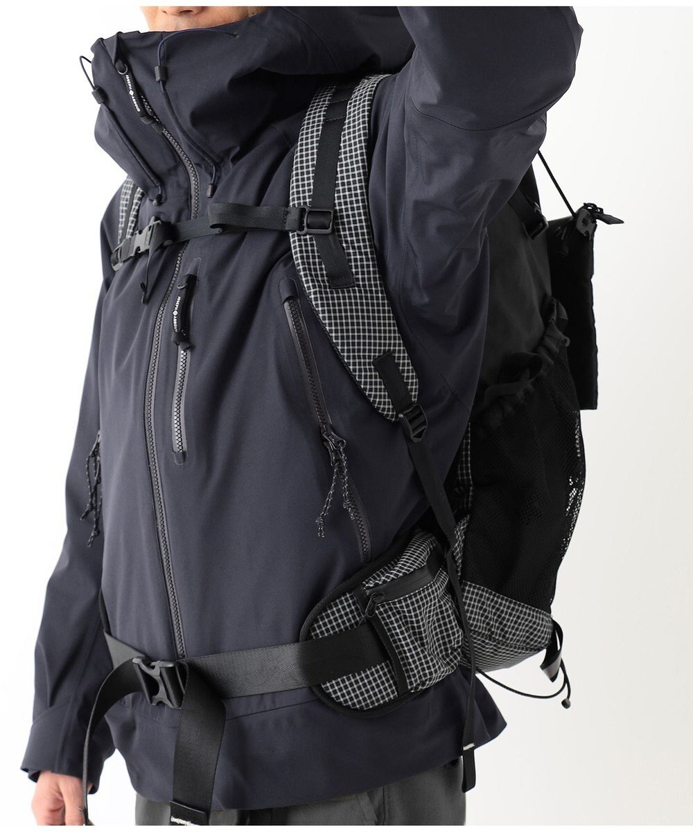 JOSEPH ABBOUD MOUNTAIN 【ストレッチ/撥水/防水素材/イタリア素材/ライナードッキング対応】マウンテンシェル パーカー 