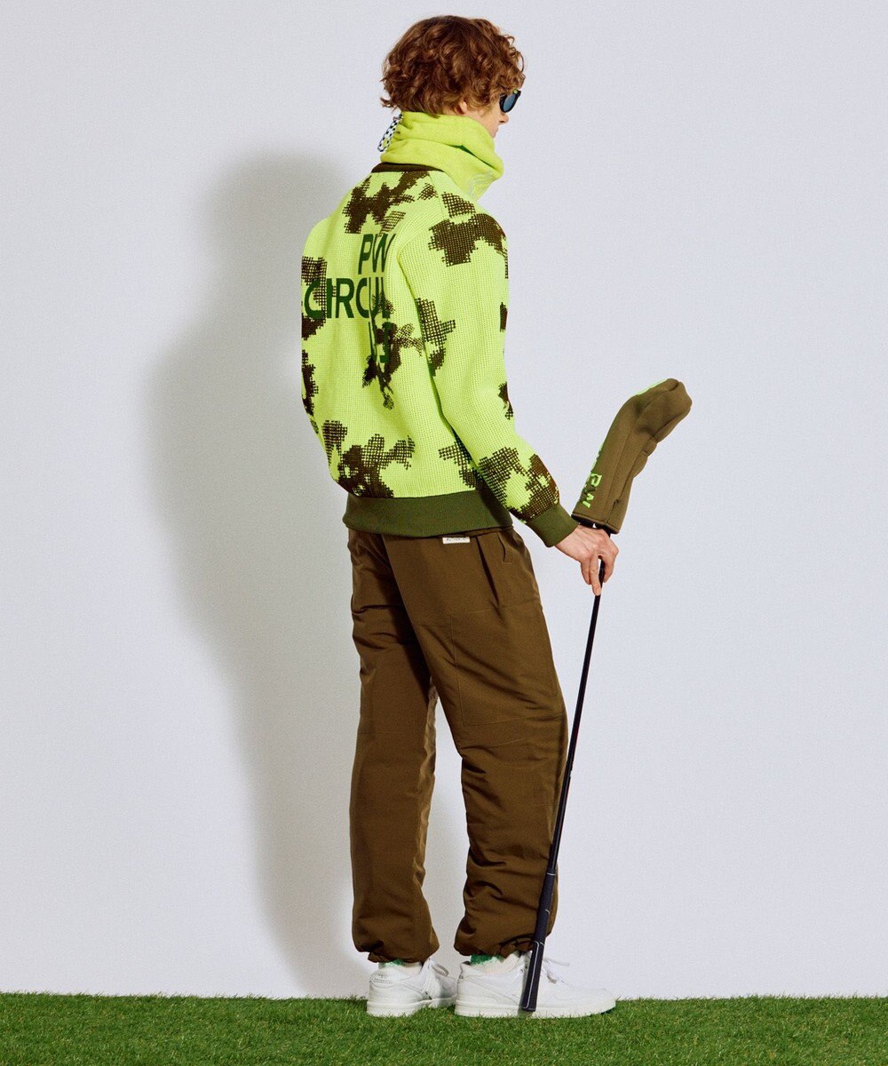 PW CIRCULUS 【MEN】Spark dot camouflage 軽量ニット ゴルフ 