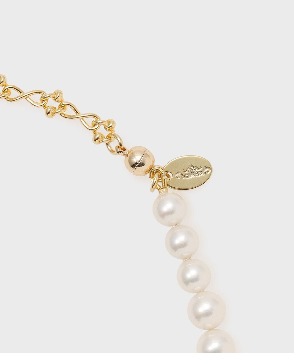 GRACE CONTINENTAL パールリボンネックレス 