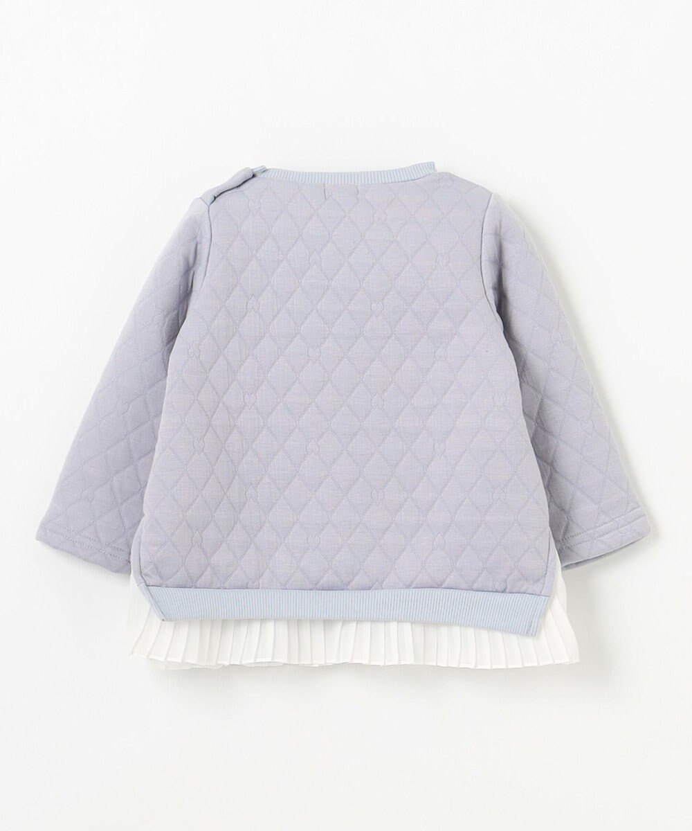 組曲 KIDS 【90-100㎝】ハートキルトジャガード トレーナー 