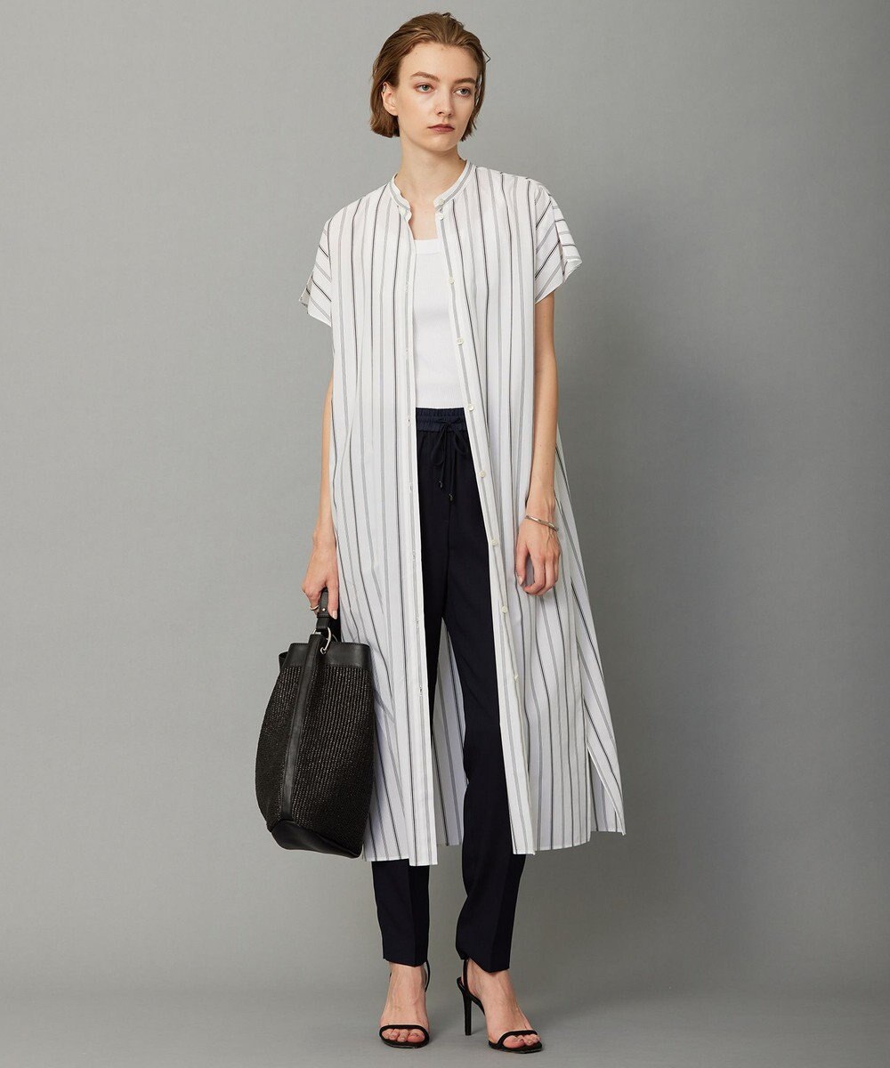 ICB 【接触冷感・UVケア・速乾・洗える】FluidBackSatin ドロストパンツ 