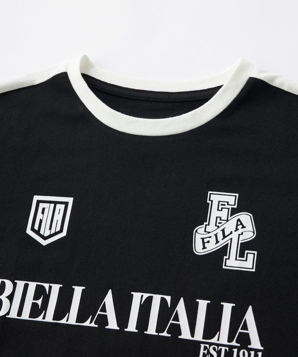 OP／FILA 【FILA】ショート丈半袖Tシャツ 