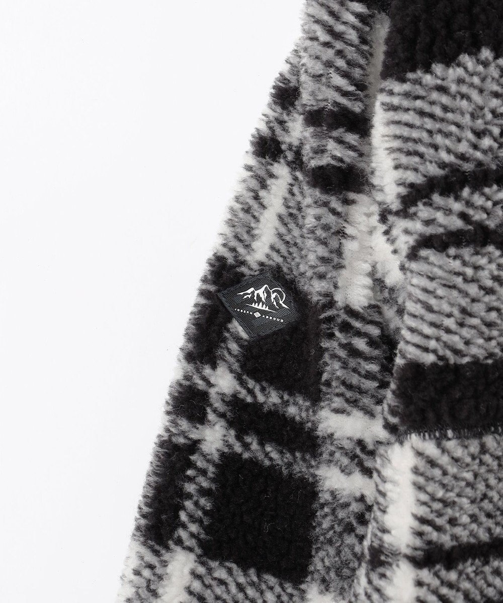 JOSEPH ABBOUD MOUNTAIN 【軽量/暖か/男女兼用】チェックフリース ブルゾン 