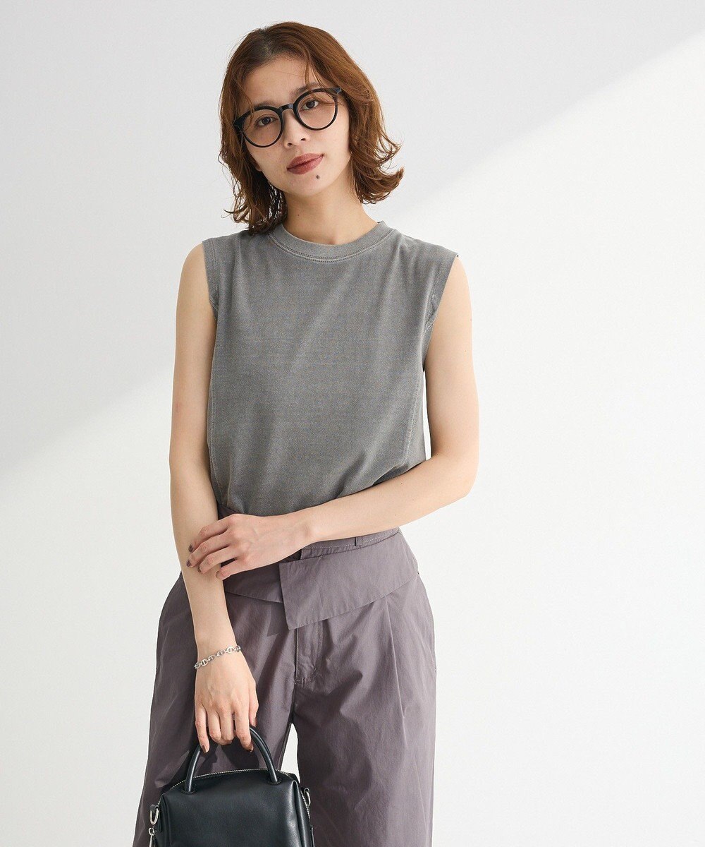 Green Parks ・ＤＯＵＢＬＥ　ＦＬＡＧＳ　ピグメント切替ノースリ 