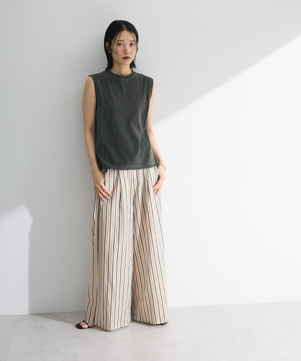 Green Parks ・ＤＯＵＢＬＥ　ＦＬＡＧＳ　ピグメント切替ノースリ 