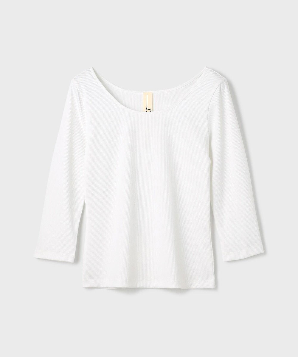 GRACE CONTINENTAL テレコボートネックトップ 