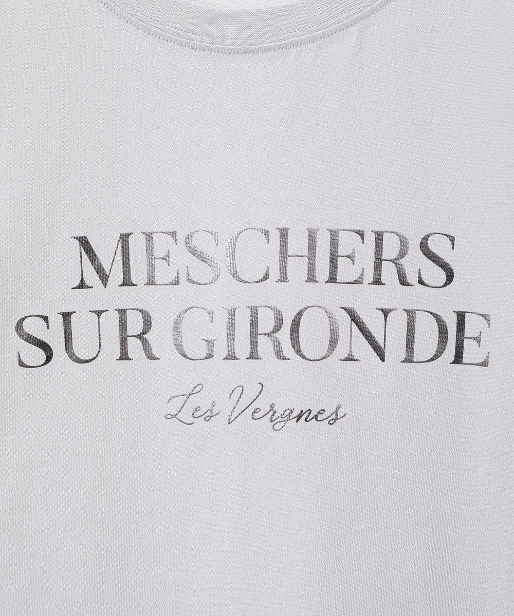 Green Parks 箔プリントフェミニンロゴＴシャツ 