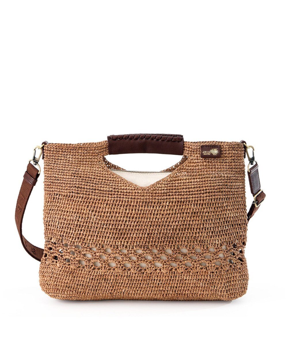 IBIZA ラフィア　2WAYバッグ 