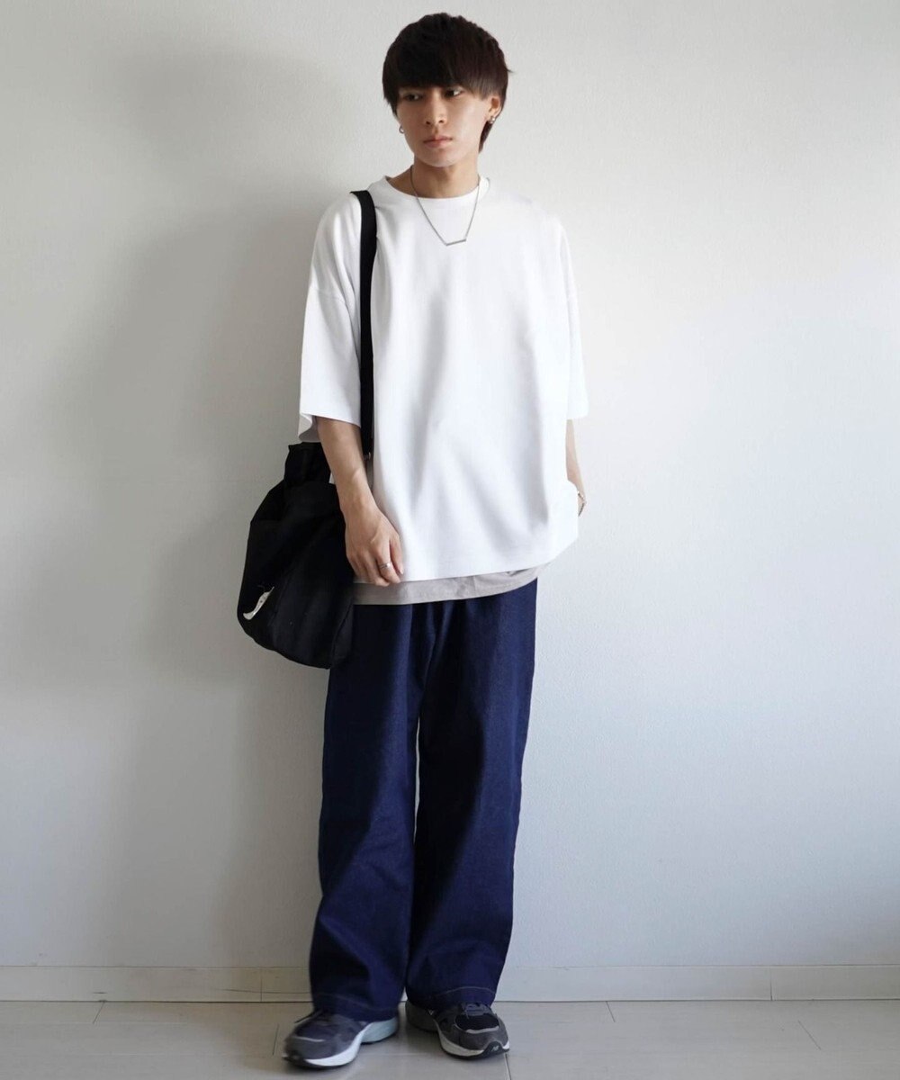 WEGO デニム　ワイドTPDパンツ 