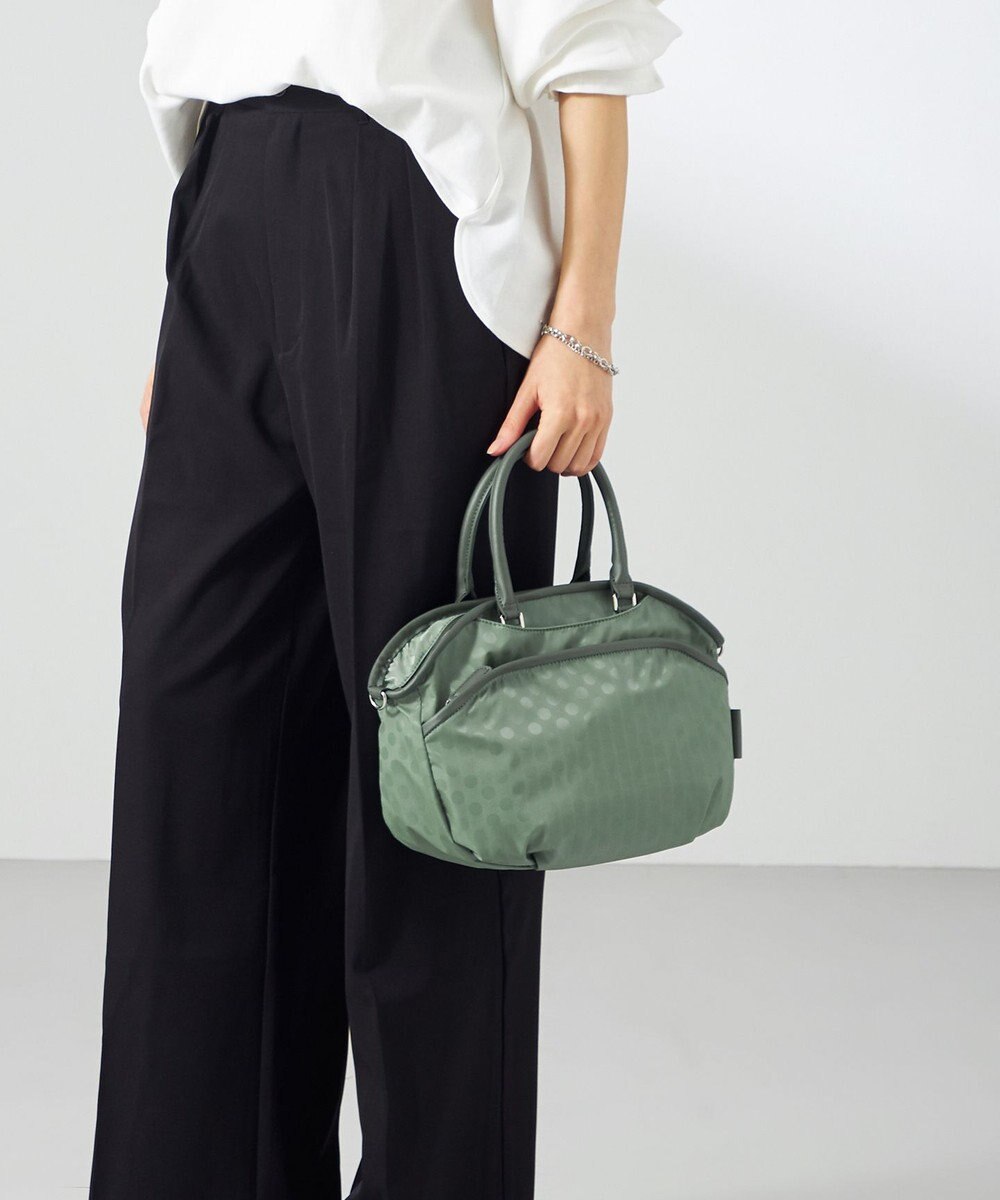 Y'SACCS Polka Dots　パイピングポケット2WAYミニトート 