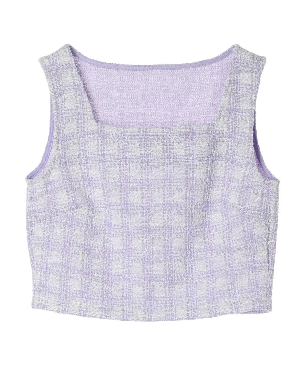 earth music&ecology ＳＥＴ２点　カットソーツィードアンサンブル 