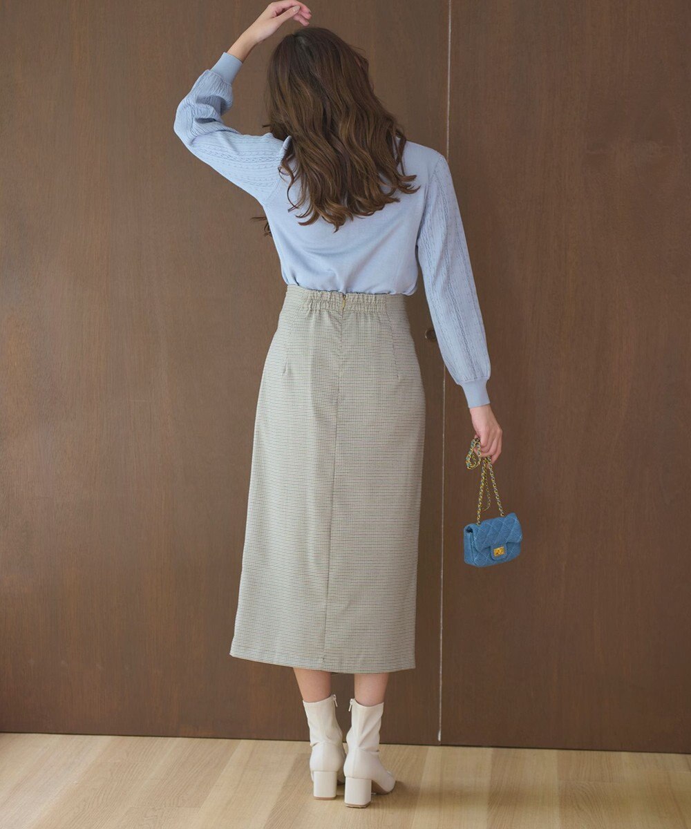 Feroux 【洗える】ビジューボタン カーディガン 