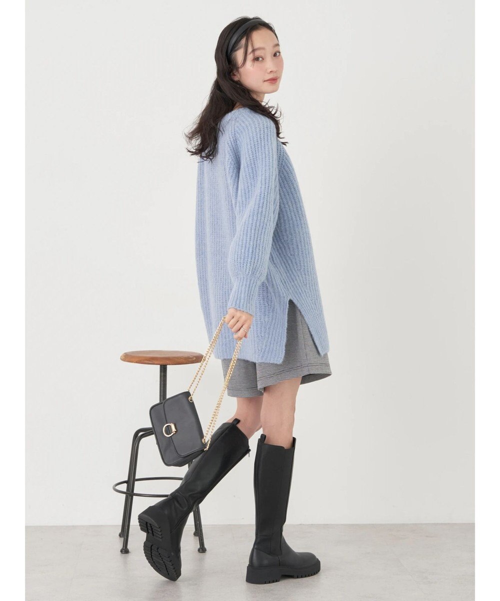 earth music&ecology ふわふわメランジチュニック 