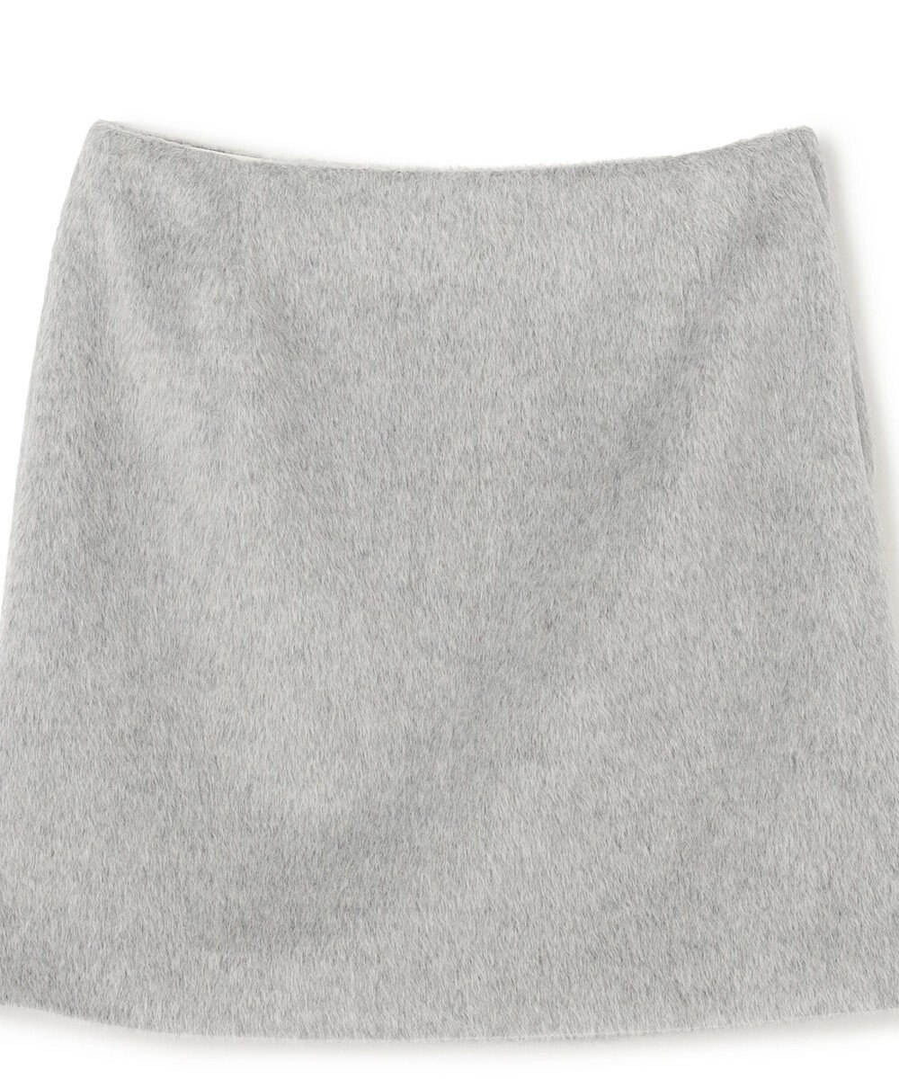 BEIGE， COURBE / アルパカ混ミニ丈スカート 