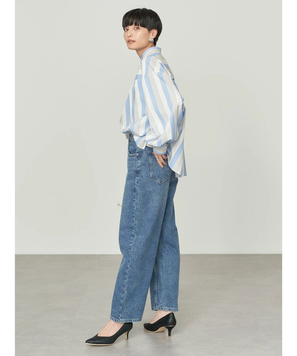 AMERICAN HOLIC イージーケア切替タックワイドシャツ 