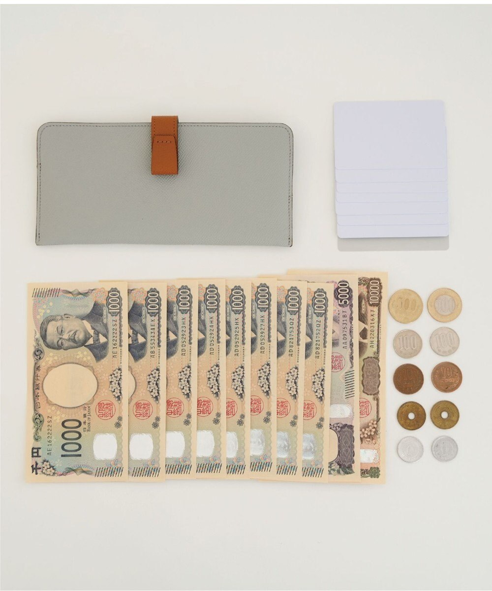 Atelier nuu 日本製 本革 バイカラーnoble スマートロングウォレット 