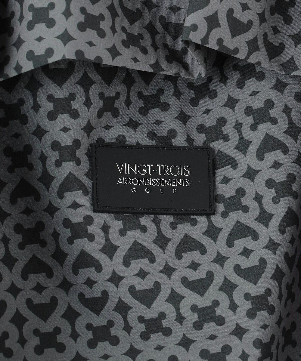 23区GOLF 【MEN】モノグラム レインパンツ  2WAYストレッチ 透湿防水 防風 撥水 ポケッタブル 