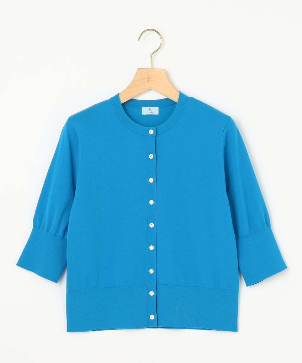 組曲 L ドライタッチ 5分袖カーディガン 