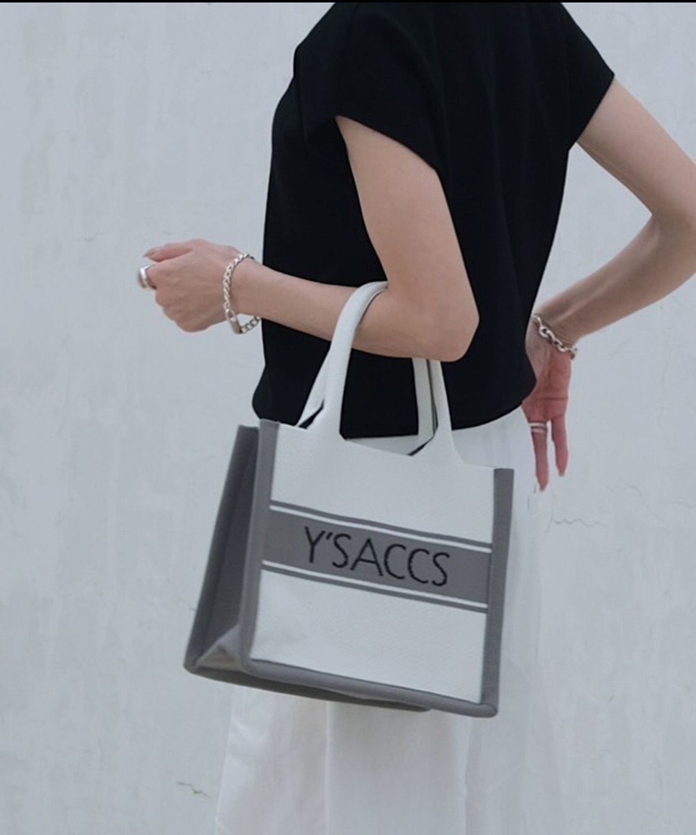 Y'SACCS ウォッシャブルニットトート mini 