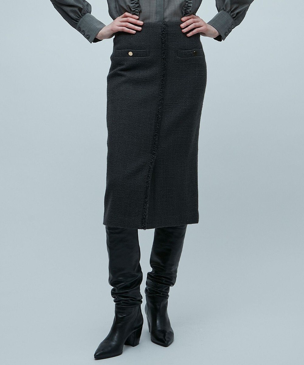 BEIGE， CAMBON / ツイードスカート 