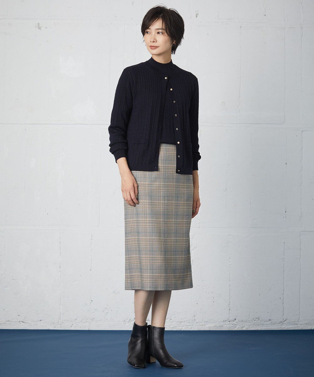 J.PRESS LADIES 【洗える】KNIT BASIC ハイネック ニット 